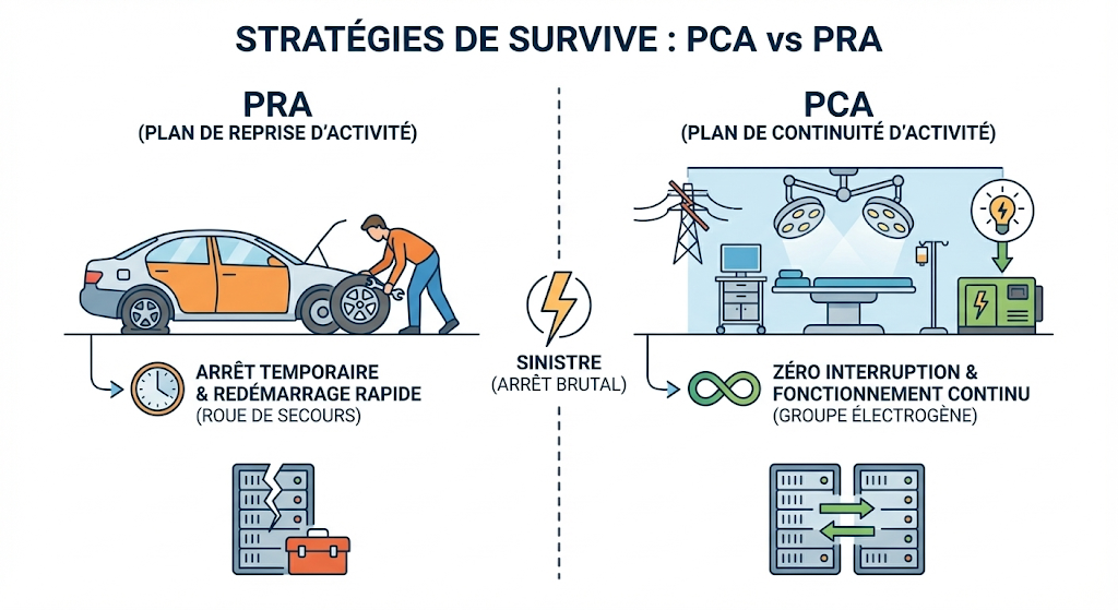 PCA PRA continuité activité